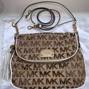 Michael Kors Jet Set Fold Over Convertible Cross-Body Bag
